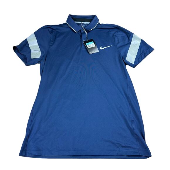 NIKE Men's Golf Polo Shirt Short Sleeve Size Medium NWT Framing Commander - Picture 1 of 8